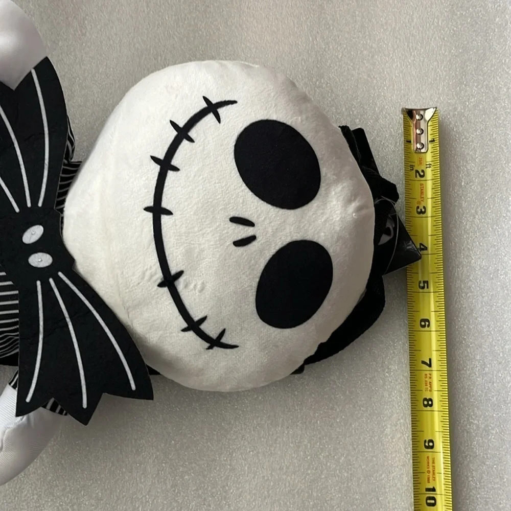 🆕 Jack Skellington Backpack Mini Nightmare  Before Christmas Stuffed Plush Zip